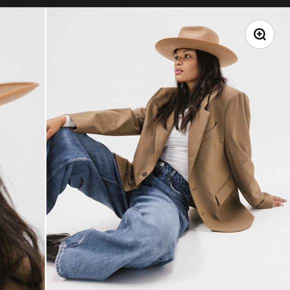 GIGI PIP brown Fedora Hat S/M 57 display picture 1